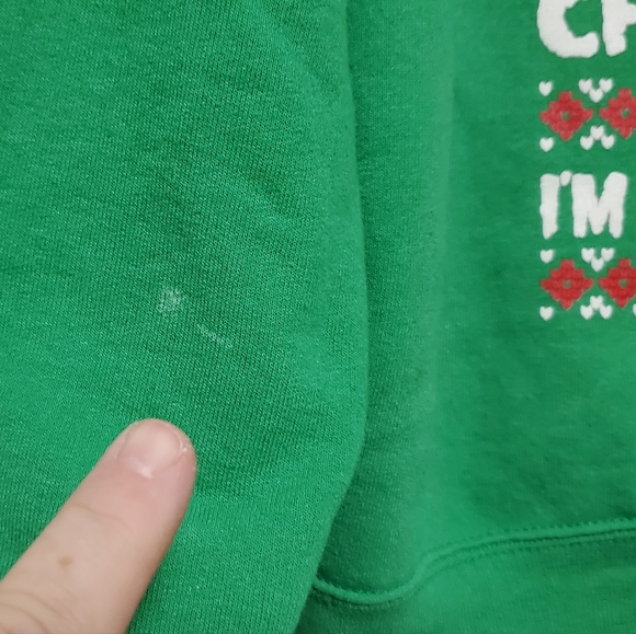 Rick & Morty Christmas Sweater Sweatshirt Green Holidays Ugly Medium Adult Swim - Picture 4 of 5